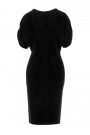 M364 Sheat dress with kimono sleeves - black