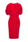 M364 Sheat dress with kimono sleeves - red
