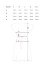B067 Flared dress - red