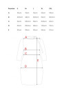 B070 Oversized dress with a tie tape detail - navy blue