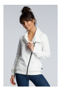 B071 Zipped sweatshirt - ecru
