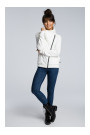 B071 Zipped sweatshirt - ecru