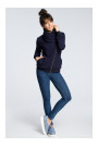 B071 Zipped sweatshirt - navy blue