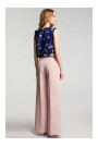 M378 Wide leg trousers - powder
