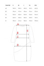 B083 Oversized dress with a front pocket - royal blue