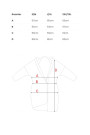 B091 Oversized zipped hoodie - black