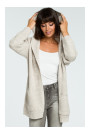 BK002 Hooded cardigan - beige