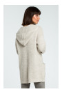 BK002 Hooded cardigan - beige