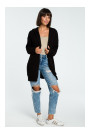 BK002 Hooded cardigan - black