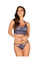 Komplet Flowlace (top i stringi)