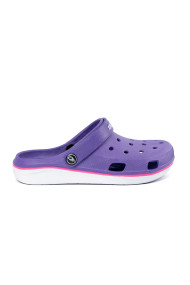 Fioletowe buty typu Crocs