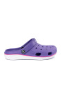 Fioletowe buty typu Crocs