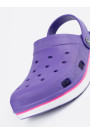 Fioletowe buty typu Crocs