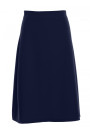 Юбка-миди S133 A-line - темно-синий