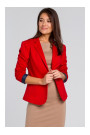 S154 Блейзер на одной пуговице - красный