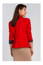 S154 Блейзер на одной пуговице - красный