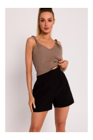 M775 Шорты со складками - черный