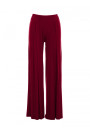 B289 Viskozes bikses ar elastīgu jostu - bordo krāsā