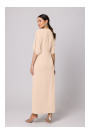 K163 Макси-платье - кремовый