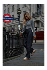 M799 Брюки с широкими штанинами - графит