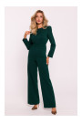 M811 Padded shoulder jumpsuit - bottle green