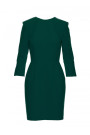 M815 Mini dress with split sleeves - bottle green