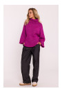M822 Trapeze turtleneck sweater - amaranth
