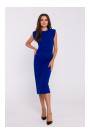S382 Sleeveless midi dress - royalblue