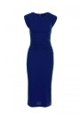 S382 Sleeveless midi dress - royalblue