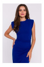 S382 Sleeveless midi dress - royalblue