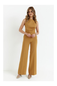 S115 Wide leg jumpsuit - cinnamon