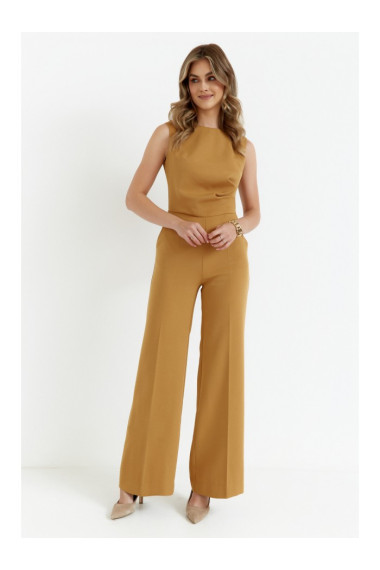 S115 Wide leg jumpsuit - cinnamon