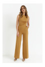 S115 Wide leg jumpsuit - cinnamon