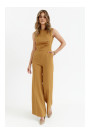 S115 Wide leg jumpsuit - cinnamon