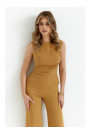 S115 Wide leg jumpsuit - cinnamon