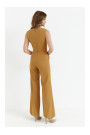 S115 Wide leg jumpsuit - cinnamon
