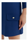 K148 Trapeze dress - navy blue
