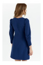 K148 Trapeze dress - navy blue