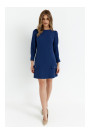 K148 Trapeze dress - navy blue