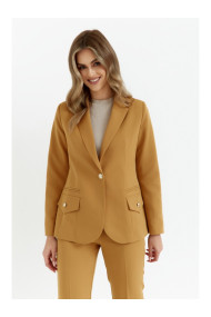 K141 Blazer with double flap pockets - cinnamon