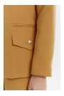 K141 Blazer with double flap pockets - cinnamon