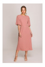 S399 Puff sleeve dress - rose