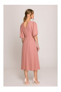 S399 Puff sleeve dress - rose