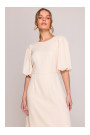 S400 Puff sleeve dress - cream