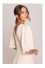 S400 Puff sleeve dress - cream