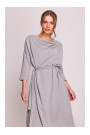 S403 Oversized knit dress - grey
