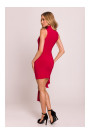 M841 Tie front mini dress - red