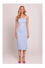 M843 Denim midi dress - light blue