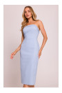 M843 Denim midi dress - light blue
