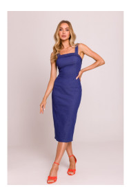 M843 Denim midi dress - blue